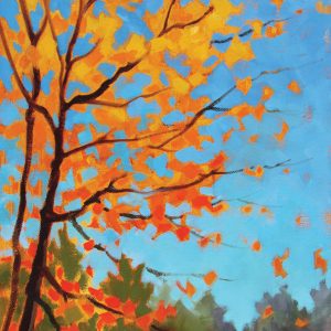 Leaves Flying, Joyce Burkholder